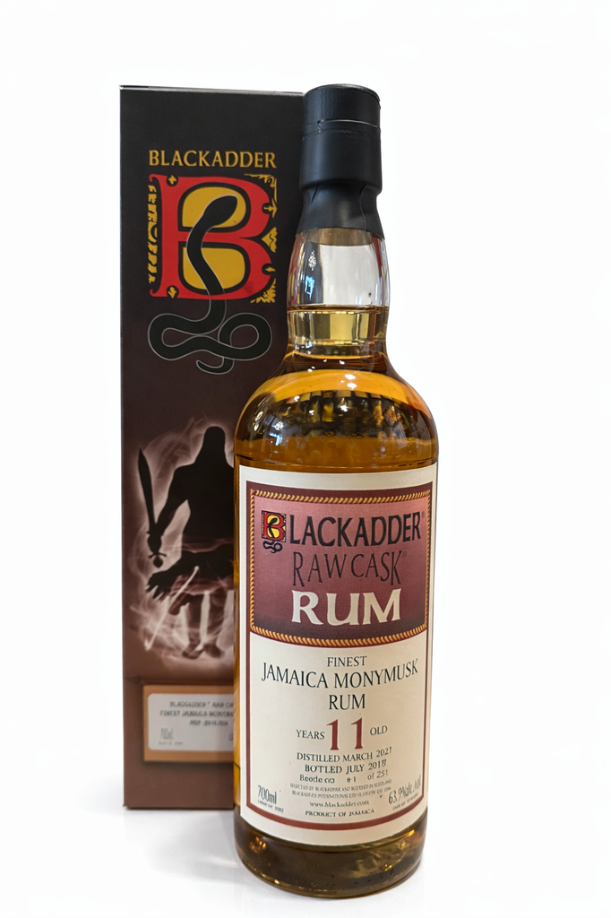 Blackadder, Monymusk Raw Cask, 2007, Jamaïque, 0.70 Rhum/Rum/Ron 63.9°