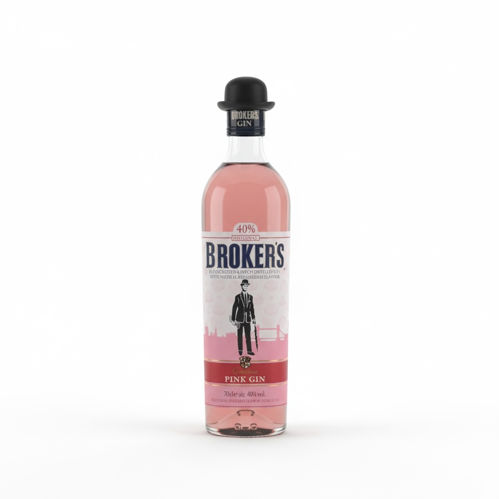 BROKER' S, Pink, London Dry Gin, Royaume-Uni, 0.70 Gin