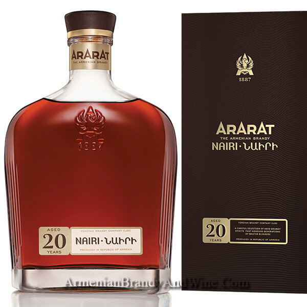 [SAMARARXX6501] ARARAT, Nairi 20-year-old brandy , Brandy, Arménie, 0.5 Brandy/Cognac/Armagnac 40.0°