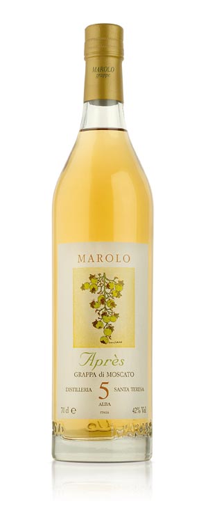 [SITMAROXX6509] Marolo, grappa di Moscato 5 anni Après, Grappa, Italie, 0.70 Eau-de-vie 42.0°