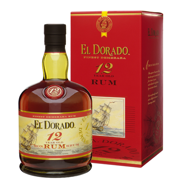 [SGYEL DXX2903] El Dorado, El Dorado 12 years, Guyane, 0.70 Rhum/Rum/Ron 40.0°