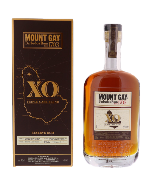 [SBBMOUNXX2901] MOUNT GAY, MOUNT GAY XO, Barbades, 0.70 Rhum/Rum/Ron 43.0°