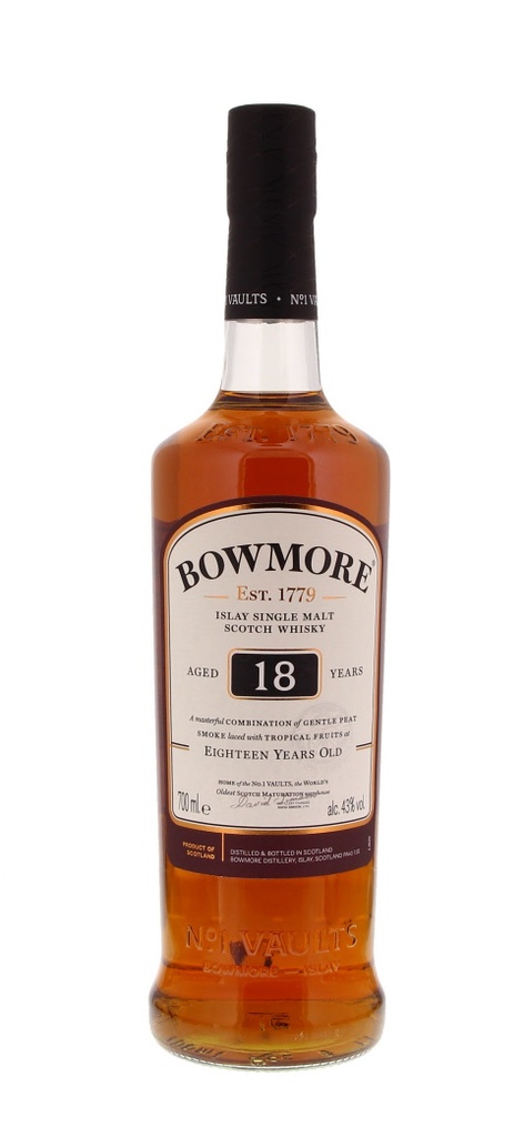 [SCSBOWMXX2602] BOWMORE, 18 years, Single Malt Scotch Whisky, Ecosse, 0.70 Whisky/Whiskey 43.0°