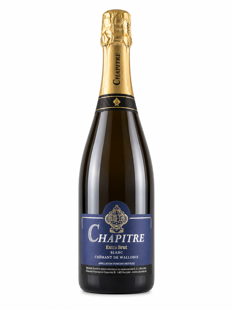 [VBEDOMAXX0509] Domaine du Chapitre, Extra Brut, Crémant de Wallonie, Belgique, 0.75 Effervescent