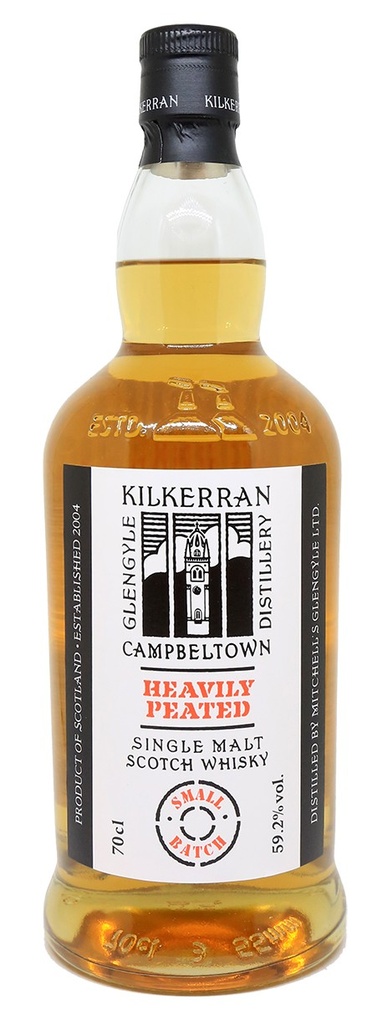 [SXXKILKXX2601] Kilkerran, Heavily Peated, Single Malt Scotch Whisky, Ecosse, 0.70 Whisky/Whiskey 58.4°