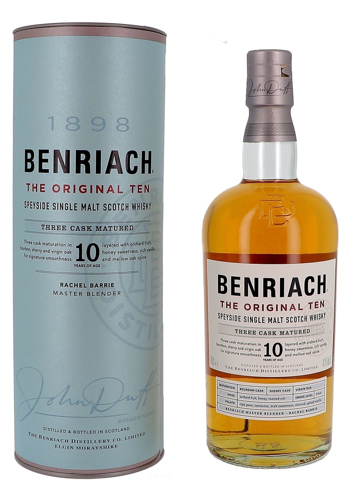 [SCSBENRXX2601] Benriach, The Original 10, Single Malt Scotch Whisky, Ecosse, 0.70 Whisky/Whiskey 43.0°