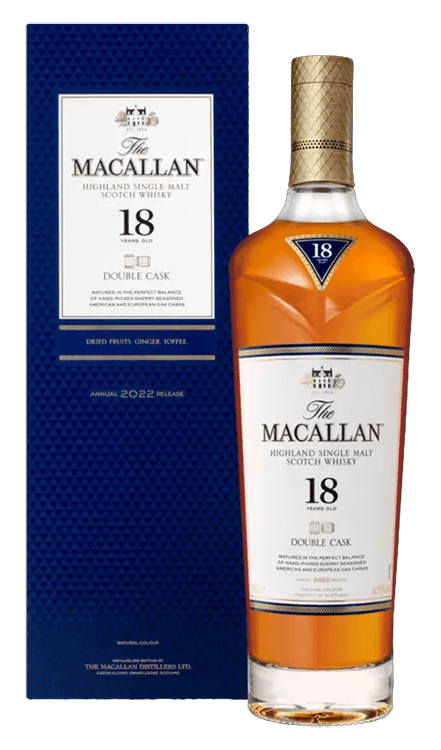 [SCSMACAXX2604] MACALLAN, 18 years Double Cask, Single Malt Scotch Whisky, Ecosse, 0.70 Whisky/Whiskey