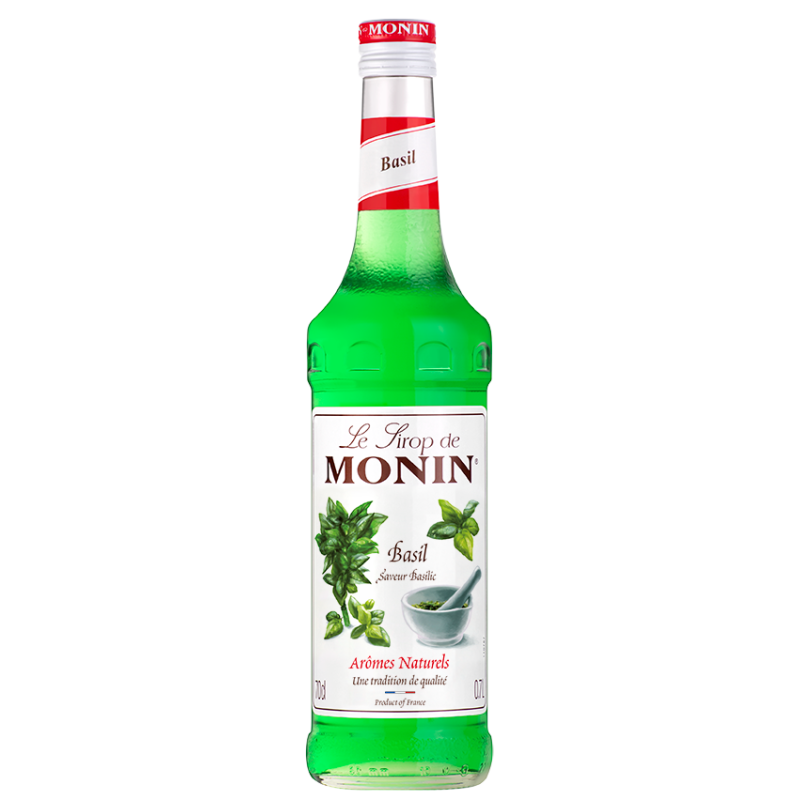 [1FRMONIXX1101] Monin, Sirop Basilic, France, 0.70 Sans Alcool