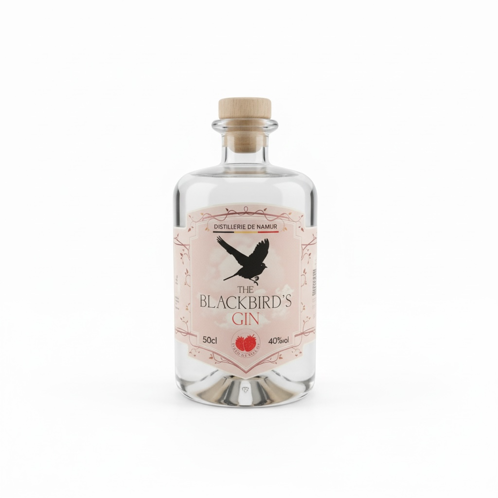 [SBEDISTXX3101] Distillerie de Namur, Blackbird Gin, Belgique, 0.5 Gin