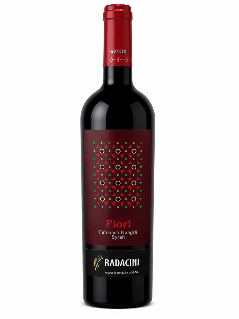 Radacini, Fiori Feteasca Neagra - Syrah, 2019, Codru PGI, Moldova, 0.75 Rouge