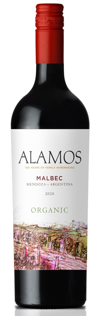 [VARBODE240210] Bodega Catena Zapata, Alamos Malbec Organic, 2023, Mendoza, Argentine, 0.75 Rouge (copie)
