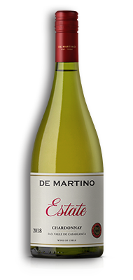 [VCLDE M200215] De Martino Estate, Tres Volcanes Chardonnay, 2020, D.O Valle de Limari, Chili, 0.75 Blanc