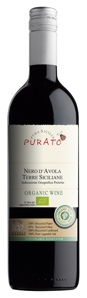 [VITPURA240205] Purato, Nero d'Avola, 2024, Terre Siciliane, Italie, 0.75 Rouge