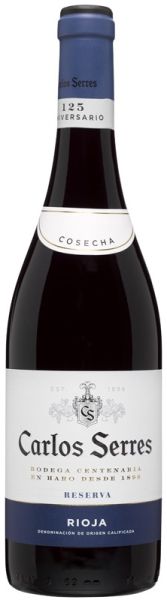 [VESCARL180203] Carlos Serres, Reserva, 2018, DOC Rioja, Espagne, 0.75 Rouge