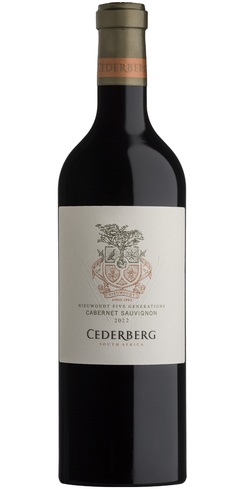 [VZACEDE220204] Cederberg, Five Generations Cabernet Sauvignon, 2022, Western Cape, Afrique du sud, 0.75 Rouge
