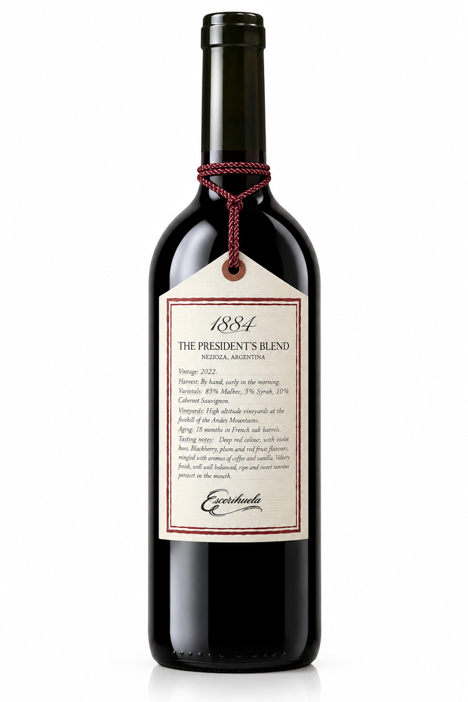[VARESCO220201] Bodegas Escorihuela, President's Blend, 2022, Mendoza, Argentine, 0.75 Rouge
