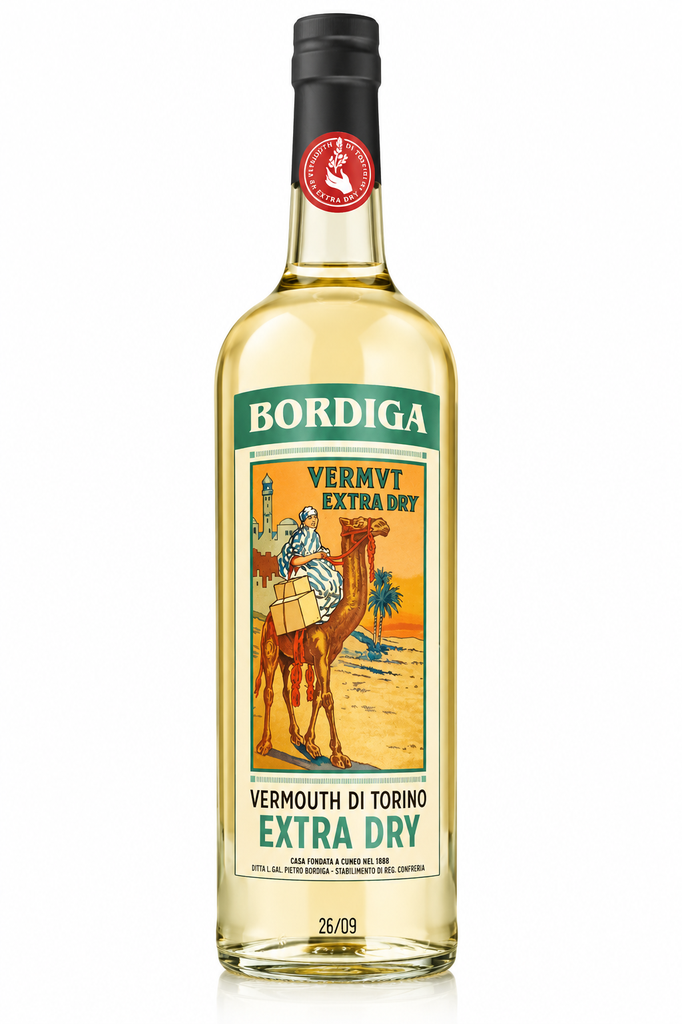[5ITBORDXX061] Bordiga, Vermouth Extra-Dry, Vermouth di Torino, Italie, 0.75 Vermouth 18.0°