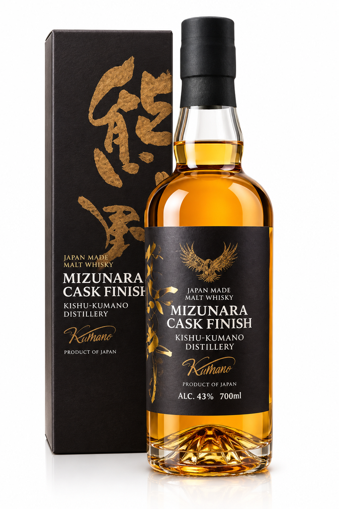 [SJPKISHXX2601] Kishu Kumano Distillery, Mizunara Cask Finish, Blended Malt, Japon, 0.70 Whisky/Whiskey 43.0°