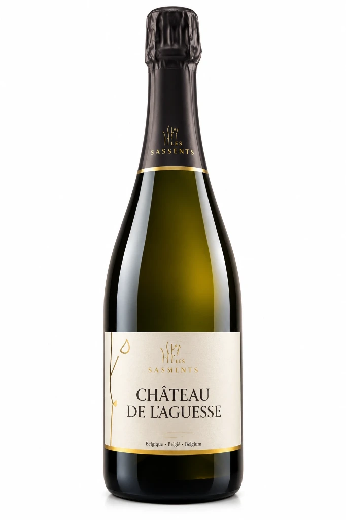 Vignoble Les Sarments, Château de l'Aguesse, N.V., Crémant de Wallonie, Belgique, 0.75 Effervescent