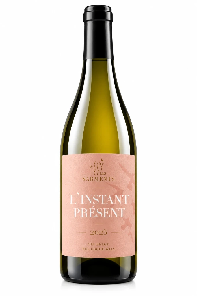 Vignoble Les Sarments, Instant Présent, 2025, IGP Vin de Pays des Jardins de Wallonie, Belgique, 0.75 Blanc