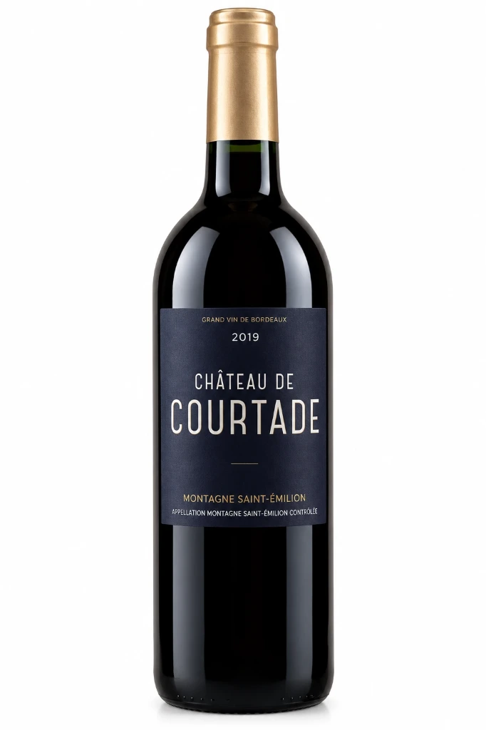 Château de Courtade, Montagne Saint-Émilion, 2019, Montagne-Saint-Emilion, France, 0.75 Rouge